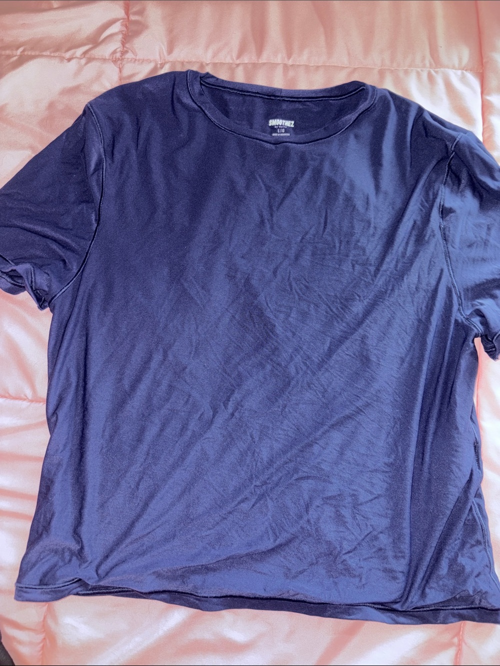 aerie Smoothiez Short Sleeve Crew Tee - Navy